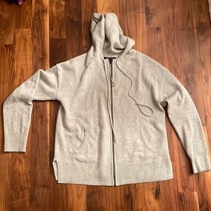 Cashmere gray banana republic, zip hoodie
